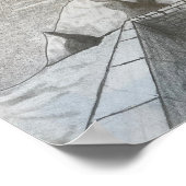 Poster Paysage nocturne dans les montagnes (Coin)