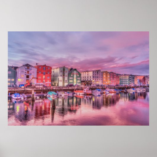 Poster - Paysage Norvège Scandinavie (Devant)