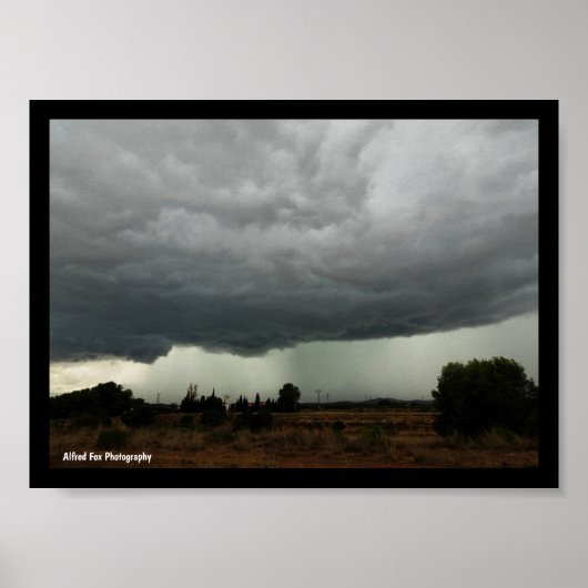 Poster Paysage Nuage Orageux (Devant)