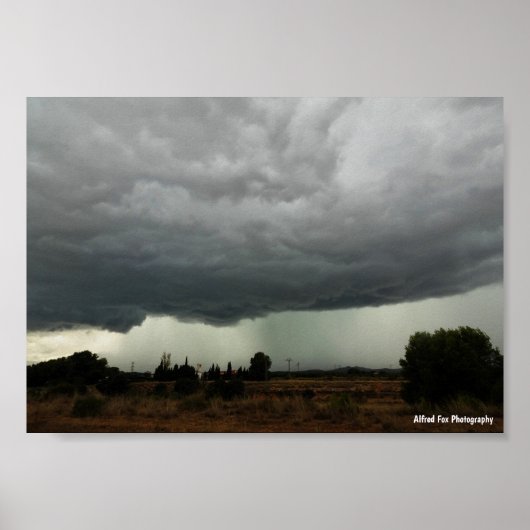 Poster Paysage Nuage Orageux (Devant)