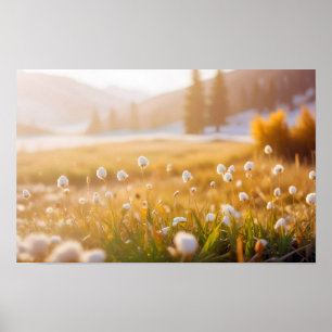 Poster Paysage panoramique prairie Nature Paysage paisibl