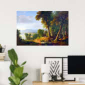 Poster Paysage par Asher B Durand 1850 (Bureau à domicile)