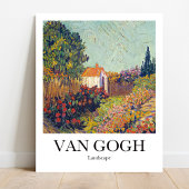 Poster Paysage par Vincent van Gogh