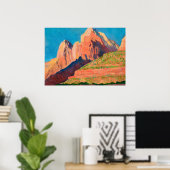 Poster Paysage, Parc national de Sion par Maynard Dixon (Bureau à domicile)