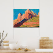 Poster Paysage, Parc national de Sion par Maynard Dixon (Cuisine)