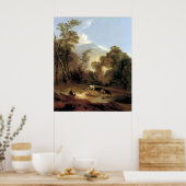 Poster Paysage pastoral Alvan Fisher (Cuisine)