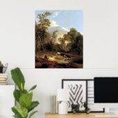 Poster Paysage pastoral Alvan Fisher (Bureau à domicile)