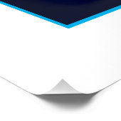 Poster Paysage Patriotique Avec Drapeaux D'Aigle Bald Mon (Coin)