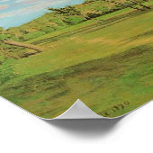 Poster Paysage Paysage Frédéric Bazille Impressionniste (Coin)