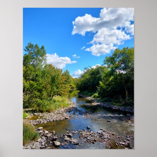 Poster Paysage Photo 176 Rivière (Devant)