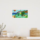 Poster Paysage pour enfants idyllique — Paradis (Cuisine)