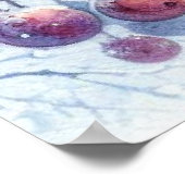 Poster Paysage pour oiseaux et hiver 19 (Coin)