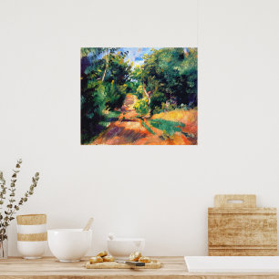 Poster Paysage près de Varengeville par Renoir