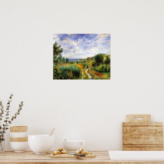 Poster Paysage Près D'Essoyes (Cuisine)