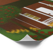 Poster Paysage primitif Americana (Coin)