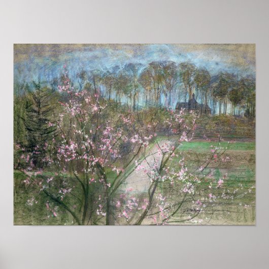 Poster Paysage printanier (Devant)