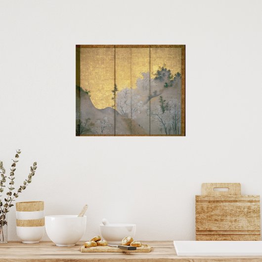 Poster Paysage printanier (Cuisine)