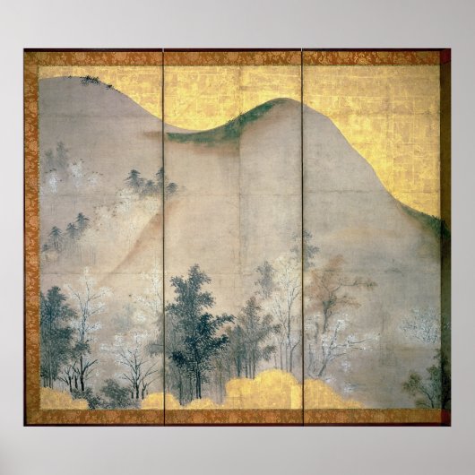 Poster Paysage printanier (Devant)