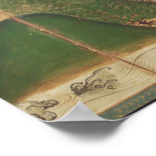 Poster Paysage printanier avec soleil (Coin)