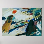 Poster Paysage romantique par Wassily Kandinsky (Devant)