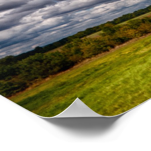 Poster Paysage rural (Coin)