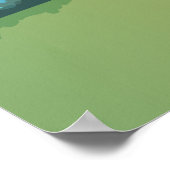 Poster Paysage rural. (Coin)