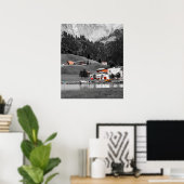 Poster Paysage rural (Bureau à domicile)