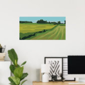 Poster Paysage rural (Bureau à domicile)