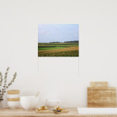 Poster Paysage rural de ferme du Midwest 16x20 (Cuisine)