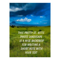 Paysage rural de Saint-Kitts