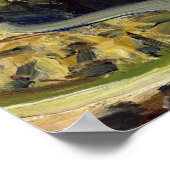 Poster Paysage rural par Grant Wood (Coin)