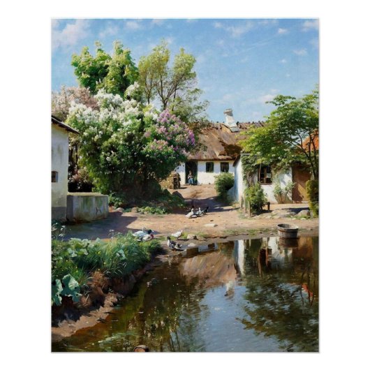 Poster Paysage rural, Peder Mørk Mønsted (Devant)