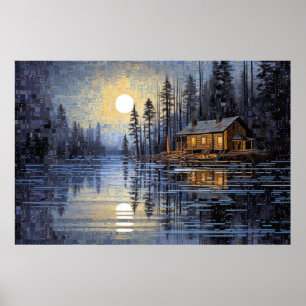 Poster Paysage rural Peinture Art Décor