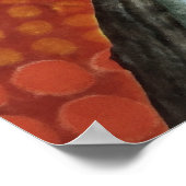 Poster Paysage rustique Art textile (Coin)