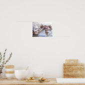 Poster Paysage rustique de la grange (Cuisine)