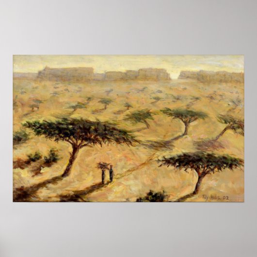 Poster Paysage sahélien 2002 (Devant)