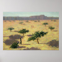 Paysage sahélien Mali 1991