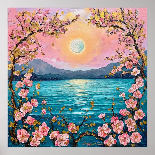 Poster Paysage serein (Devant)