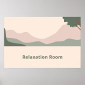 Poster Paysage serein minimal (Devant)