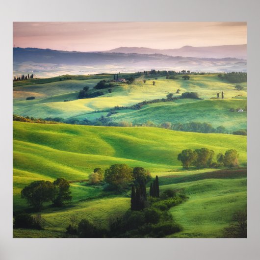 Poster Paysage : Sérénité Peinte Légère (Devant)