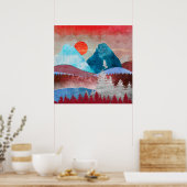 Poster Paysage Silver Eagle (Cuisine)