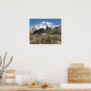 Poster Paysage subbalpin du Mont Rainier
