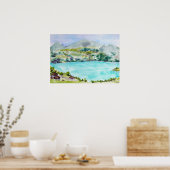 Poster Paysage suisse aquarelle (Cuisine)
