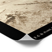 Poster Paysage sur Deadwood Road à Sturgis SD 1888 (Coin)