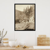 Poster Paysage sur Deadwood Road à Sturgis SD 1888 (Cuisine)