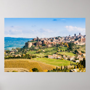 Poster Paysage sur Orvieto