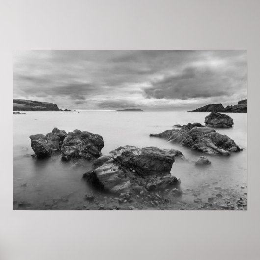 Poster Paysage sur West Shetland (Devant)