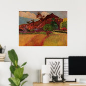 Poster Paysage tahitien de Paul Gauguin (1893) (Bureau à domicile)