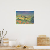 Poster Paysage toscan en soirée (Cuisine)