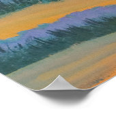 Poster Paysage toscan, peintre privé, peinture acrylique (Coin)